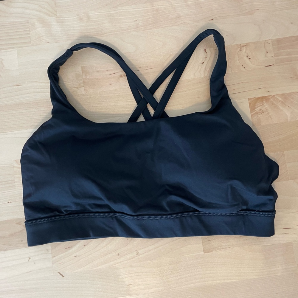Lululemon Sports Bra, Black, Size 8